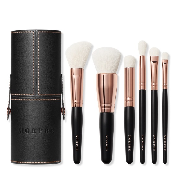 MORPHE Rosé Away 6-Piece Travel Brush Set (Value $76) 🆕 - Picture 1 of 4